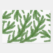 Weihnachtsbaumzweige Geschenkpapier Set (Vorderseite 3)