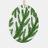 Weihnachtsbaumzweige Grüne Tanne Ornament (Rechts)