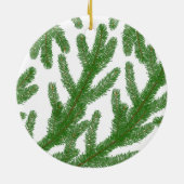 Weihnachtsbaumzweige Grüne Tanne Ornament (Hinten)