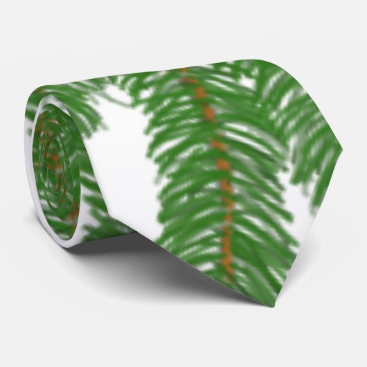 Weihnachtsbaumzweige Krawatte (Gerollt)