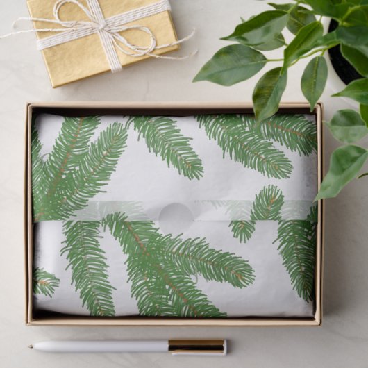 Weihnachtsbaumzweige Seidenpapier (Geschenk)