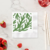 Weihnachtsbaumzweige Serviette (Beispiel)