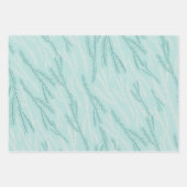 Weihnachtsbaumzweige und Ziermuster Geschenkpapier Set (Vorderseite 2)