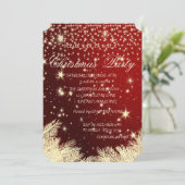 Weihnachtsbaumzweige, Weihnachtsfeiertage, Weihnac Einladung (Stehend Vorderseite)