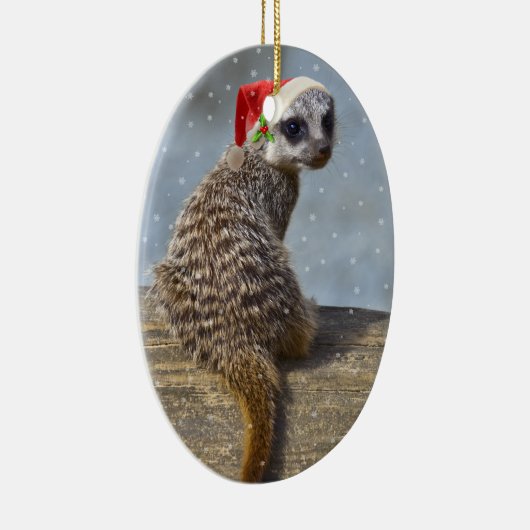 Weihnachtsbaustil Keramikornament (Rechts)