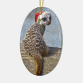 Weihnachtsbaustil Keramikornament (Links)