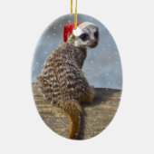 Weihnachtsbaustil Keramikornament (Hinten)