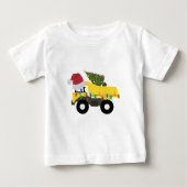 Weihnachtsbauwagen Baby T-shirt (Vorderseite)