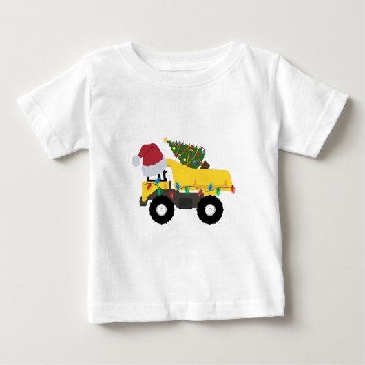 Weihnachtsbauwagen Baby T-shirt (Vorderseite)