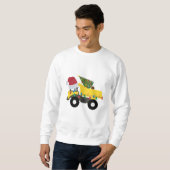 Weihnachtsbauwagen Sweatshirt (Vorne ganz)