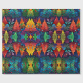 Weihnachtsbauweise Geschenkpapier (Flach)