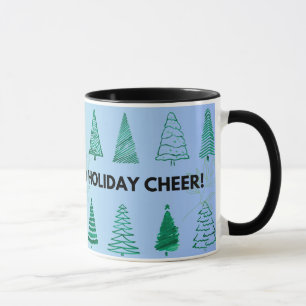 Weihnachtsbecher 'Frieden Liebe Urlaubsfreude' Tasse