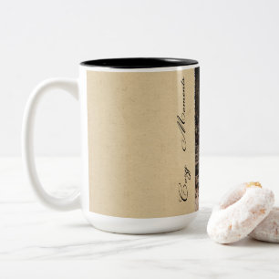 Weihnachtsbecher mit den herzlichsten Wünschen – V Zweifarbige Tasse