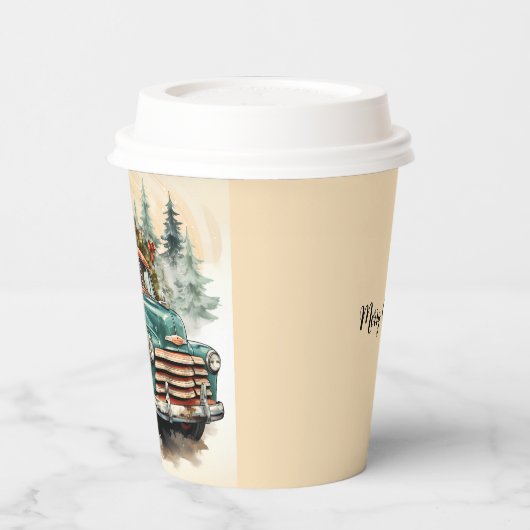 Weihnachtsbecher Pappbecher (Links)