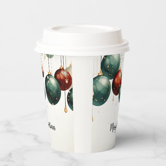 Weihnachtsbecher Pappbecher (Links)