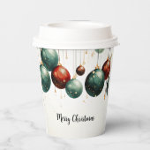 Weihnachtsbecher Pappbecher (Rückseite)