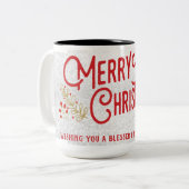 Weihnachtsbecher Tasse (Vorderseite Links)
