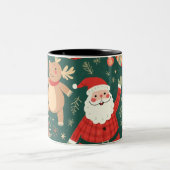 Weihnachtsbecher Zweifarbige Tasse (Mittel)