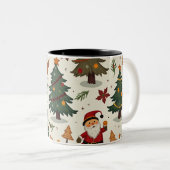 Weihnachtsbecher Zweifarbige Tasse (VorderseiteRechts)