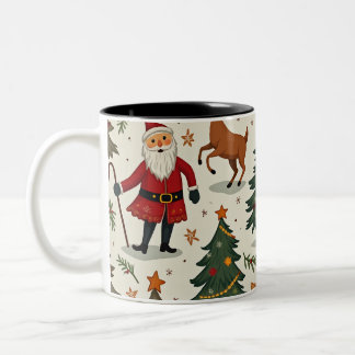 Weihnachtsbecher Zweifarbige Tasse