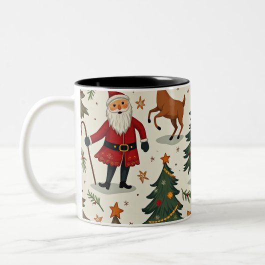Weihnachtsbecher Zweifarbige Tasse (Links)