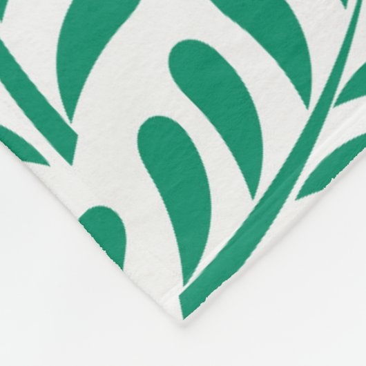 Weihnachtsbeeren Fleecedecke (Ecke)