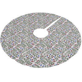 Weihnachtsbeeren, gemustert polyester weihnachtsbaumdecke