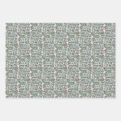 Weihnachtsbeeren Geschenkpapier Set (Vorderseite 2)