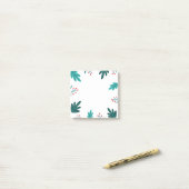 Weihnachtsbeeren und Blätter Post-it Klebezettel (Auf Schreibtisch)