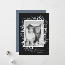 Weihnachtsbeeren - Urlaubskarte Feiertagskarte