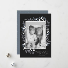 Weihnachtsbeeren - Urlaubskarte Feiertagskarte