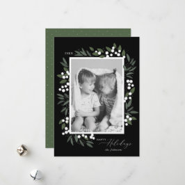 Weihnachtsbeeren - Urlaubskarte Feiertagskarte