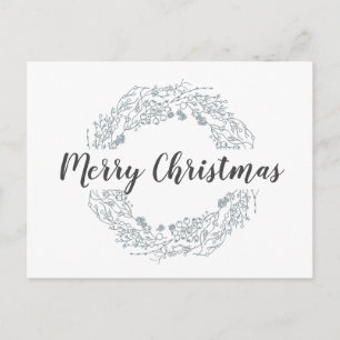 Weihnachtsbeeren Winterurlaub Postkarte