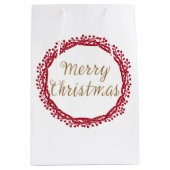 Weihnachtsbeerentasche Mittlere Geschenktüte (Vorderseite)
