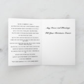 Weihnachtsbegriff Dankeskarte (Innenseite)