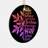 Weihnachtsbegriff Keramik Ornament (Rechts)