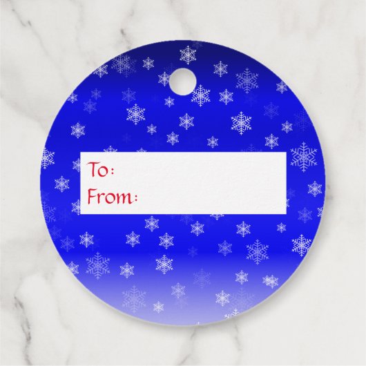 Weihnachtsbegütertags Geschenkanhänger (Rückseite)