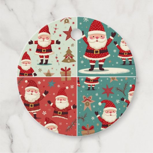 Weihnachtsbegütertags Geschenkanhänger (Vorderseite)