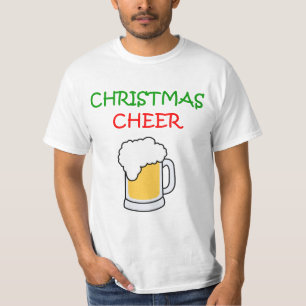 Weihnachtsbeifall mit einem Bier-Shirt T-Shirt