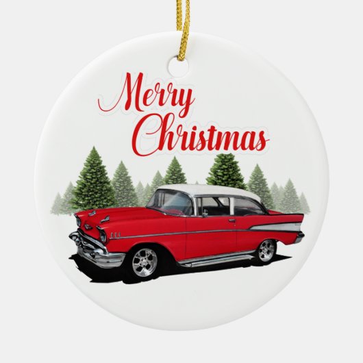 WeihnachtsBel Air Keramik Ornament (Vorne)