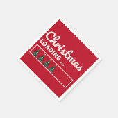 Weihnachtsbeladen... Serviette (Ecke)