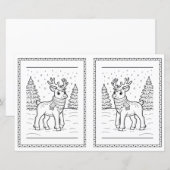 Weihnachtsbelag für Kinder (Vorne/Hinten)