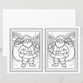 Weihnachtsbelag für Kinder (Vorne/Hinten)