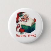 Weihnachtsbeläge verbotene Bücher Button (Vorderseite)
