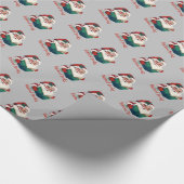 Weihnachtsbeläge verbotene Bücher Geschenkpapier (Ecke)