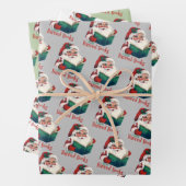 Weihnachtsbeläge verbotene Bücher Geschenkpapier Set (Beispiel)