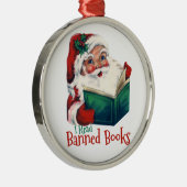 Weihnachtsbeläge verbotene Bücher Ornament Aus Metall (Rechts)