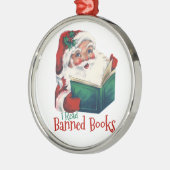Weihnachtsbeläge verbotene Bücher Ornament Aus Metall (Links)