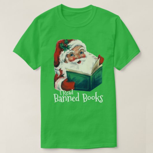Weihnachtsbeläge verbotene Bücher T-Shirt (Design vorne)