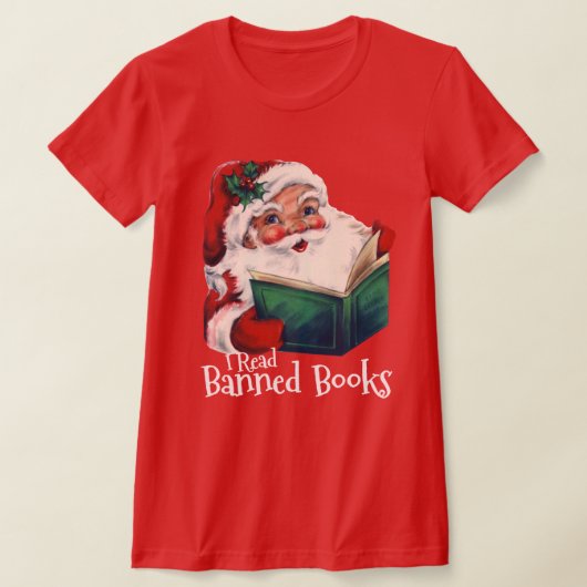 Weihnachtsbeläge verbotene Bücher T-Shirt (Ablage )